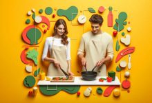 تغذیه پختن غذای نونی بدون گوشت