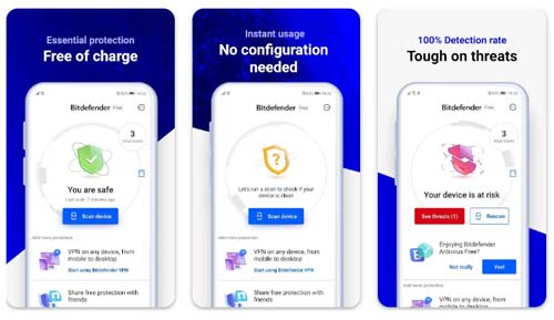 امنیت 2. Bitdefender Free Antivirus (بیت دیفندر فری آنتی ویروس)