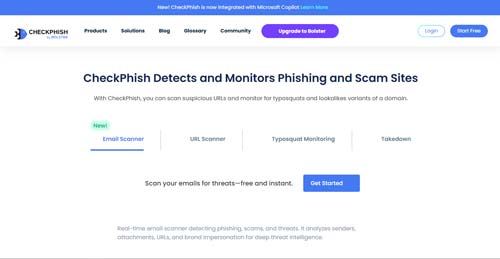 امنیت 7. CheckPhish (چک فیش)