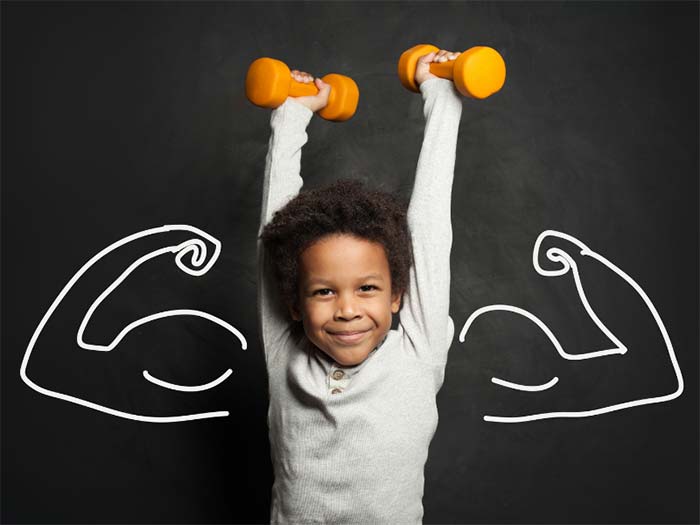 تقویت استخوان کودک قوی